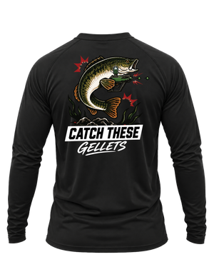 Gel Blaster "Catch These Gellets" Bass Performance Long-Sleeve Shirt