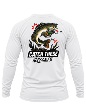 Gel Blaster "Catch These Gellets" Bass Performance Long-Sleeve Shirt