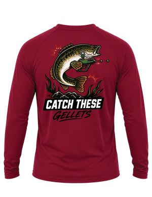 Gel Blaster "Catch These Gellets" Bass Performance Long-Sleeve Shirt