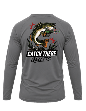 Gel Blaster "Catch These Gellets" Bass Performance Long-Sleeve Shirt