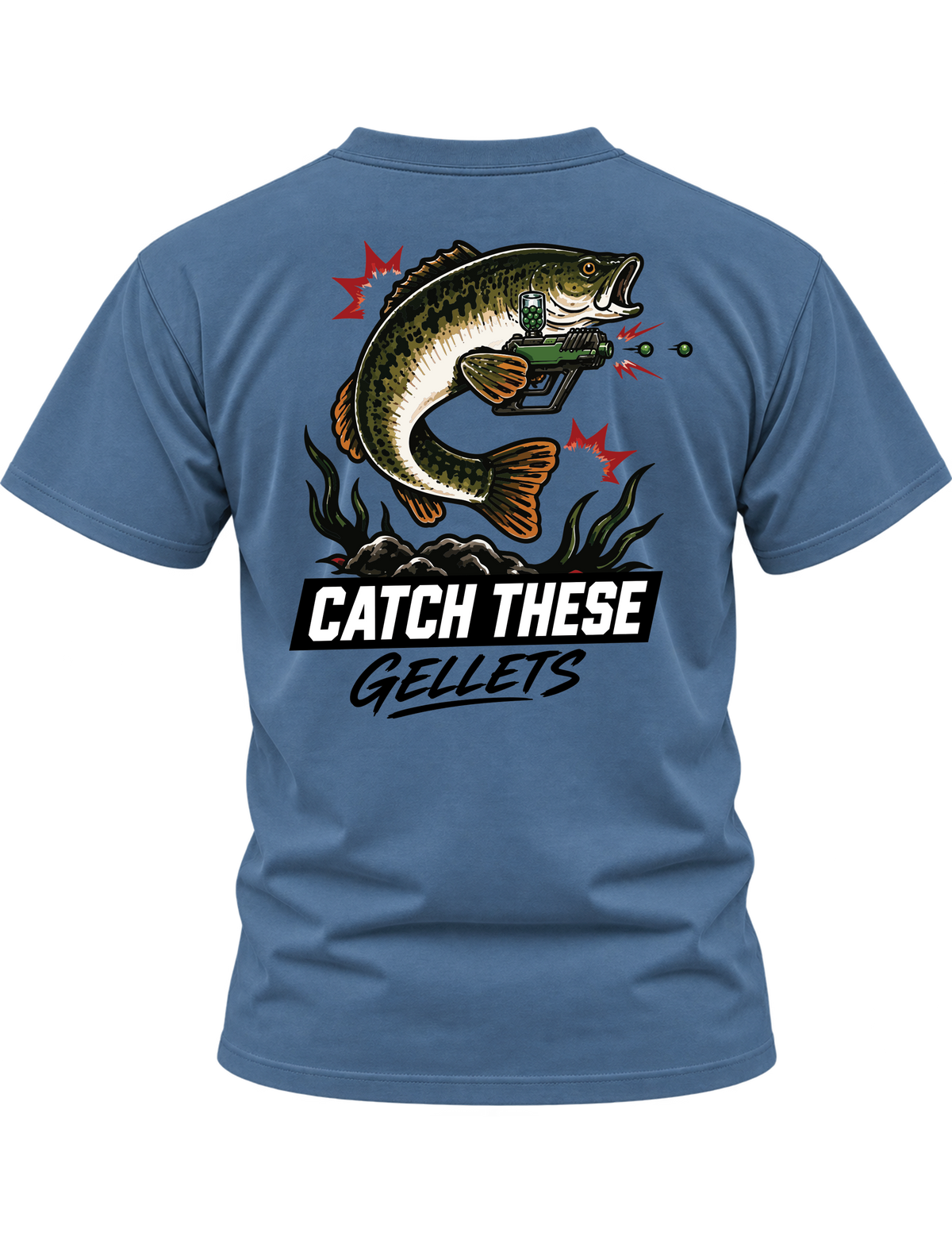 Gel Blaster "Catch These Gellets" Bass Graphic T-Shirt