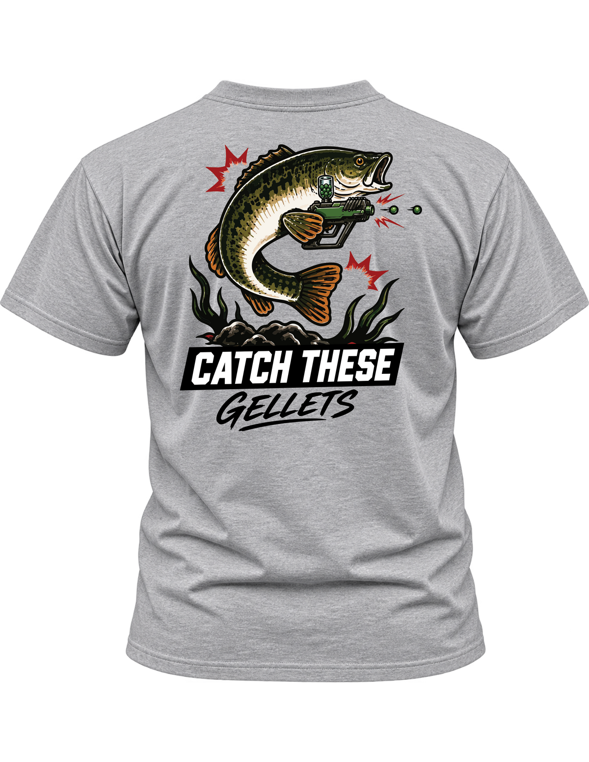 Gel Blaster "Catch These Gellets" Bass Graphic T-Shirt