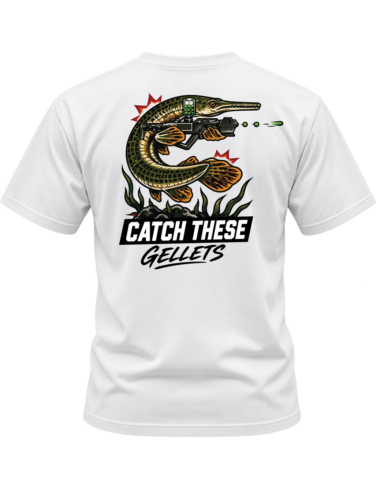 Gel Blaster "Catch These Gellets" Gar Graphic T-Shirt