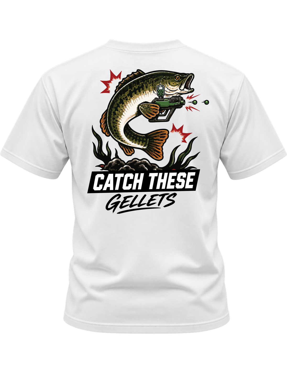 Gel Blaster "Catch These Gellets" Bass Graphic T-Shirt